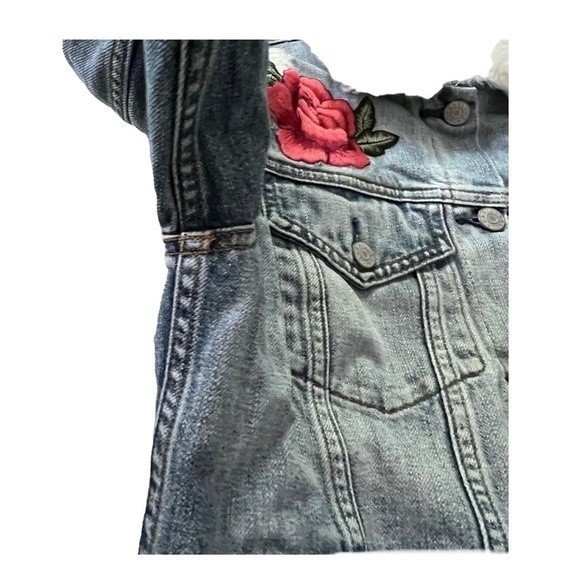 Rails Ramsey Faux Fur Denim Jacket - XS - Picture 3 of 12